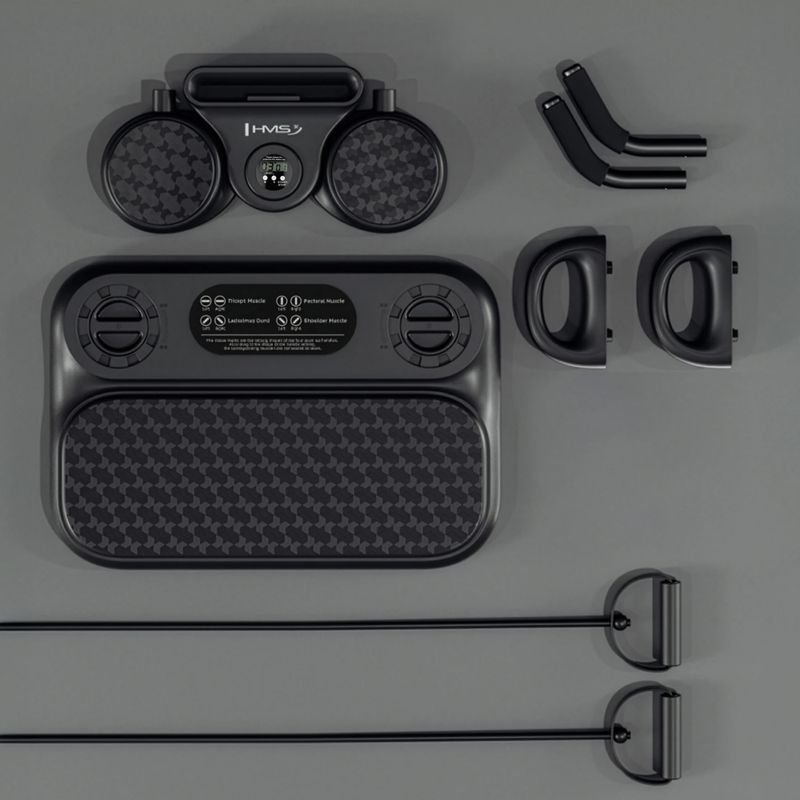 Daugiafunkcė treniruočių platforma su lynais HMS DBP01 black 3