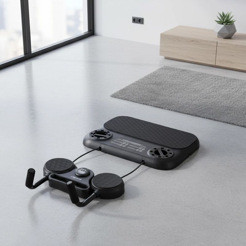 Daugiafunkcinė treniruočių platforma su lynais HMS DBP01 black 7