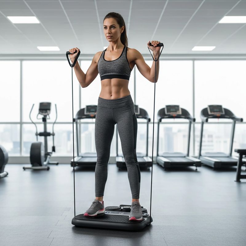 Daugiafunkcė treniruočių platforma su lynais HMS DBP01 black 8