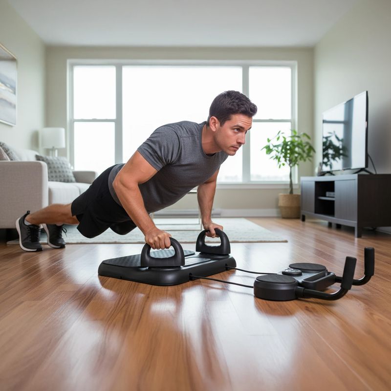 Daugiafunkcė treniruočių platforma su lynais HMS DBP01 black 11