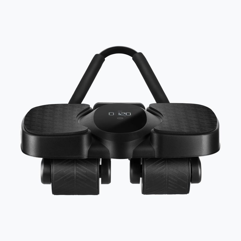 Automatinis pilvo raumenų treniruočių ratas su atrama ir ekranu HMS KA40 black 3
