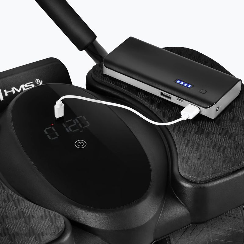 Automatinis pilvo raumenų treniruočių ratas su atrama ir ekranu HMS KA40 black 7