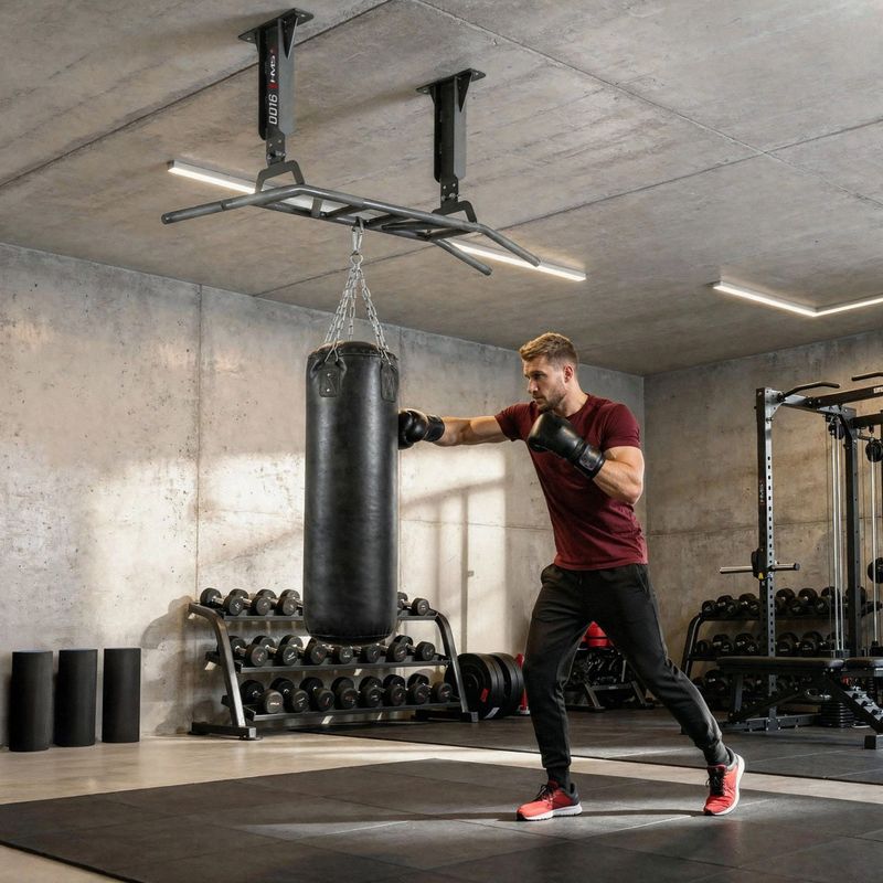 Prisitraukimų skersinis HMS DD16 black 5