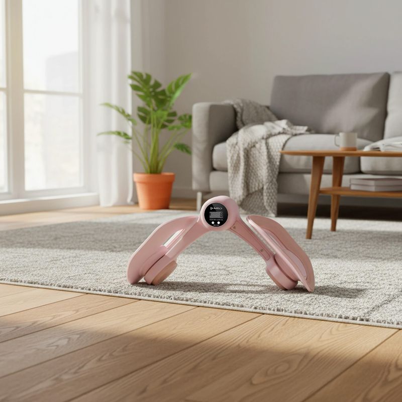 Treniruoklių segtukas HMS TM02 with counter TPE pink 8