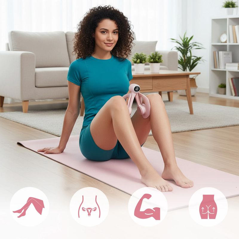 Treniruoklių drugelis HMS TM02 with counter TPE pink 11