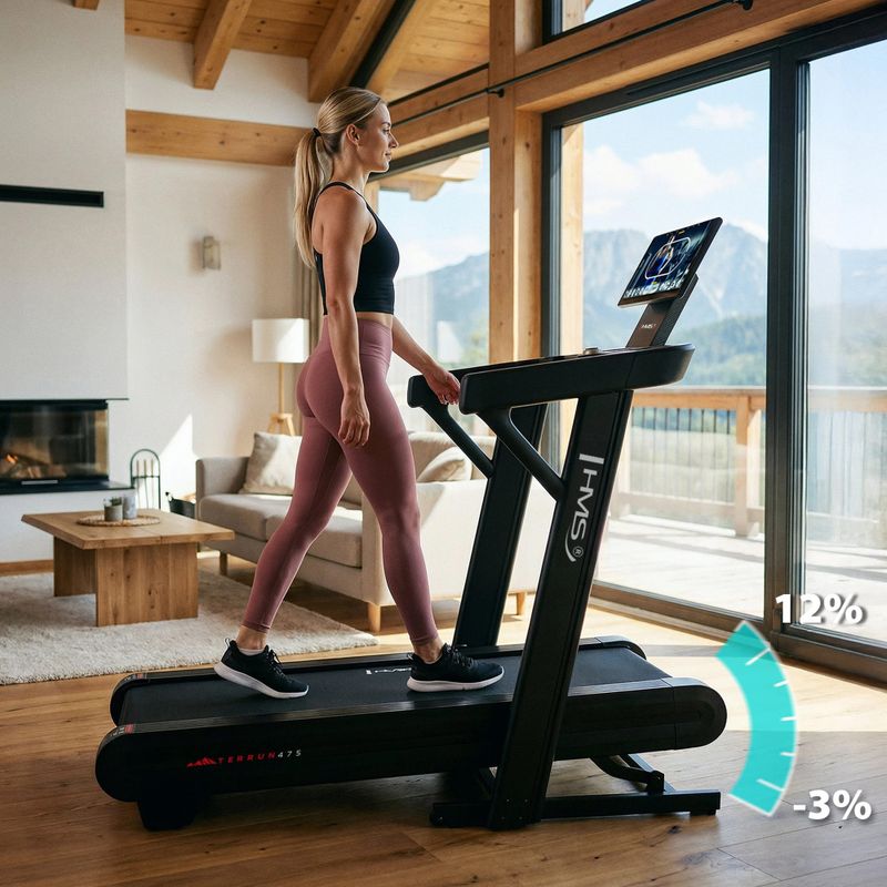 Elektrinis bėgimo takelis HMS Terrun475 black 6