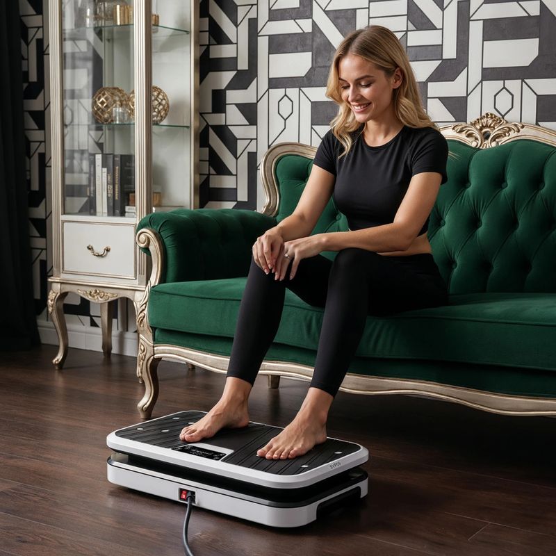 Vibracinė platforma HMS SVP09 black/white 12