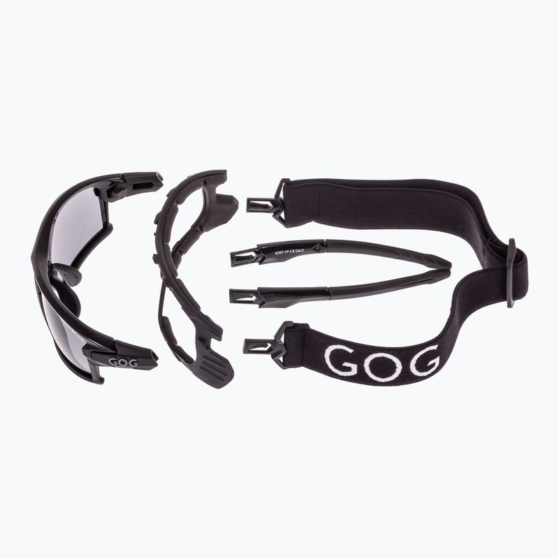 Akiniai nuo saulės GOG Glaze black/smoke 5