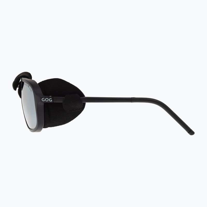 Akiniai nuo saulės GOG Everest matt black/silver mirror 5