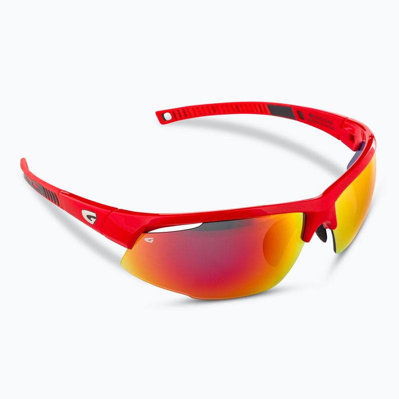 Akiniai nuo saulės GOG Falcon red/black/polychromatic red 2