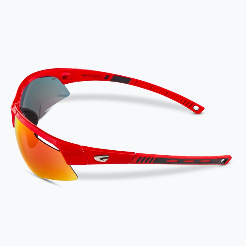 Akiniai nuo saulės GOG Falcon red/black/polychromatic red 5