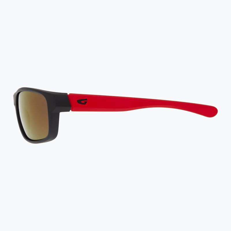 Vaikiški akiniai nuo saulės GOG Jazz matt black/red/red mirror 5