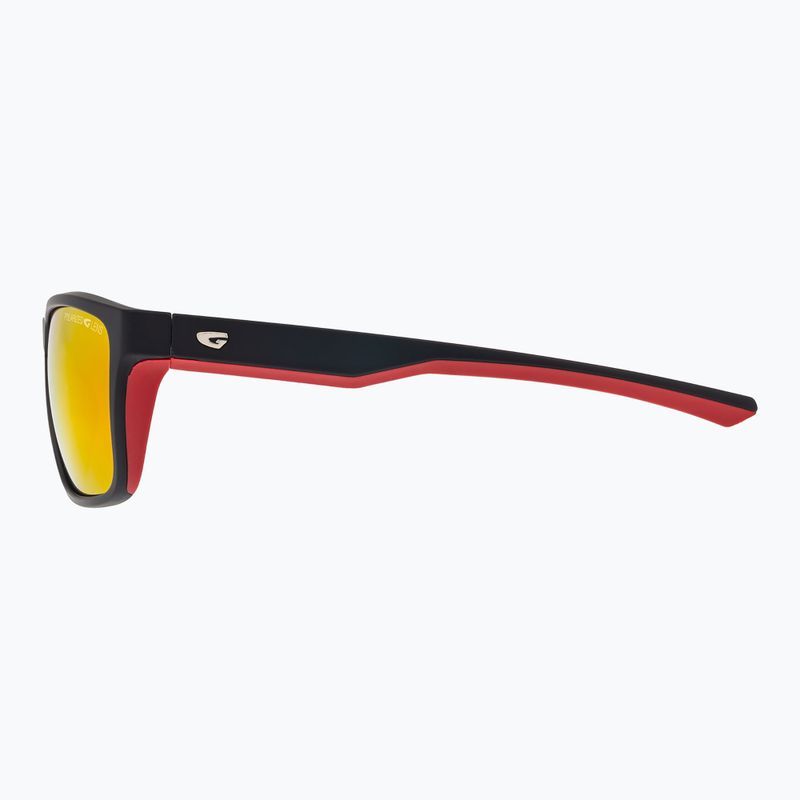 Akiniai nuo saulės GOG Levante matt black/red/polychromatic red 4