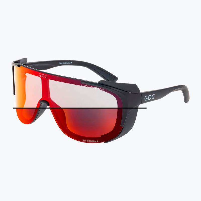 Akiniai nuo saulės GOG Tatra  matt black/polychromatic red 3