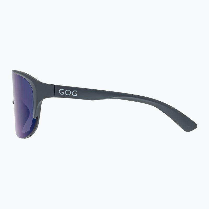 Akiniai nuo saulės GOG Medusa matt grey/black/blue mirror 7