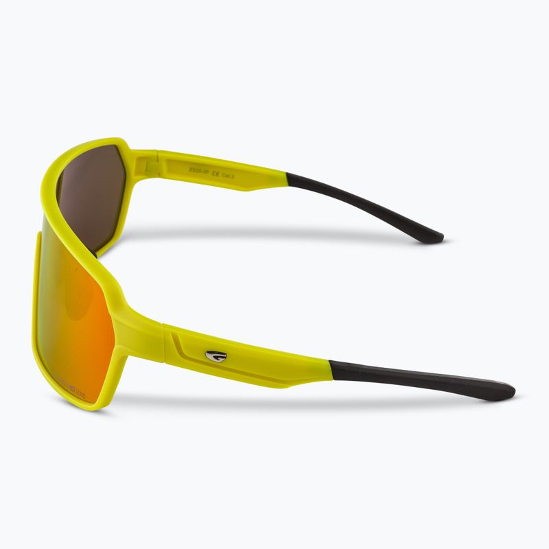 Akiniai nuo saulės GOG Kronos matt neon yellow/black/polychromatic red 4