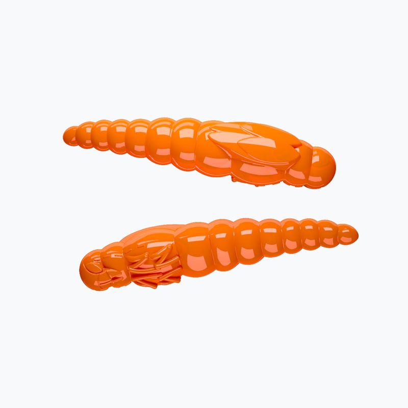 Libra Lures Largo Slim Krill 12 uncijų karštai oranžinės spalvos guminis masalas LARGOSLIMK34