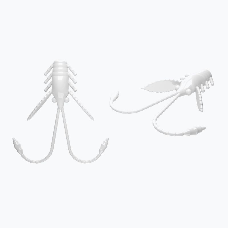 Libra Lures Pro Nymph Krill guminis masalas 15 vnt. baltas PRONYMPHK18
