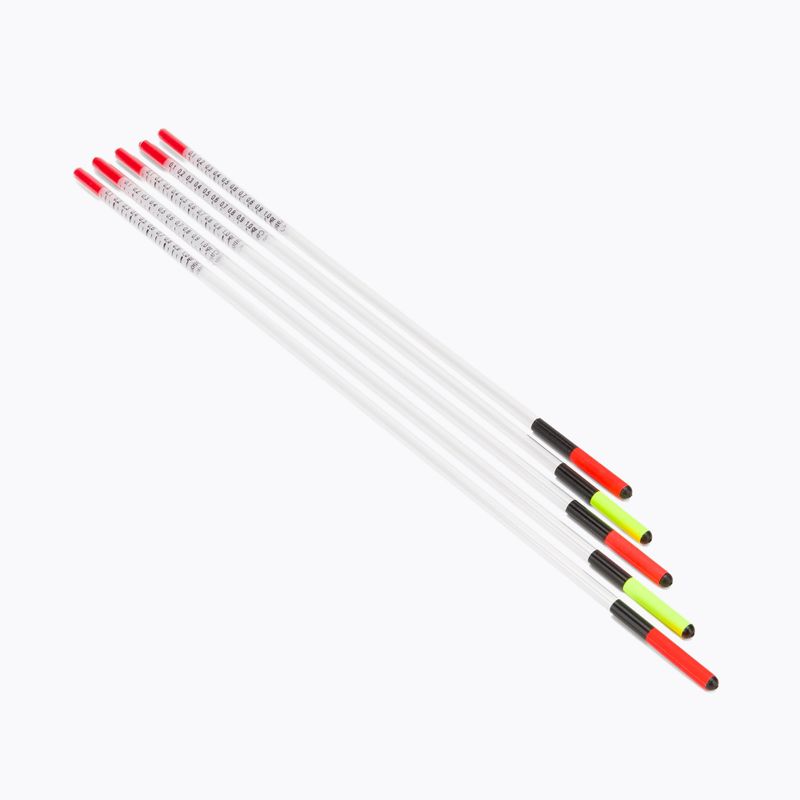 Crusso Waggler Stiebų antenos 5 vnt. geltonos ir raudonos spalvos
