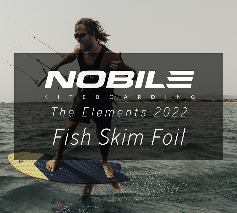 Nobile Skim Foil K22 geltonos spalvos jėgos aitvaras 13