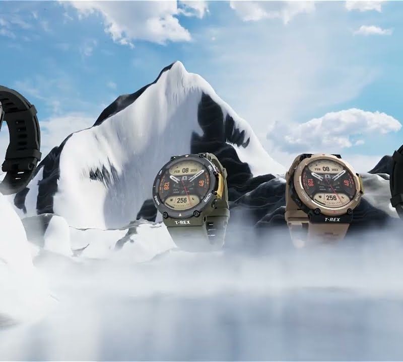 Laikrodis Amazfit T-Rex 2 astro black/gold A2170 11