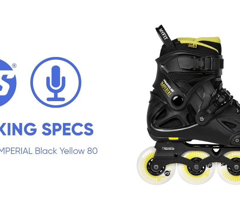 Powerslide vyriški riedučiai Imperial One 80 black/yellow 908376 16