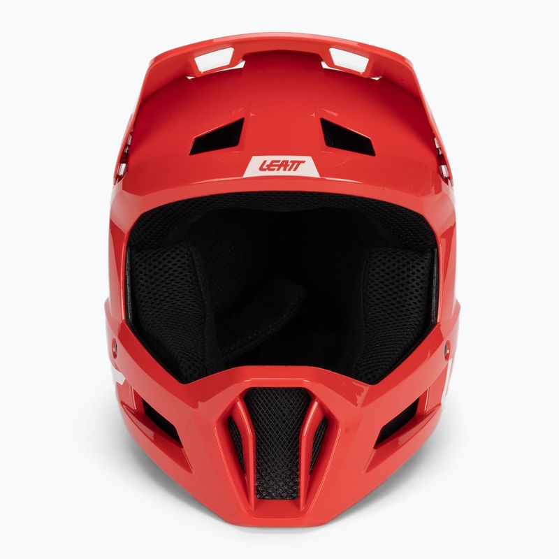 Leatt MTB Gravity 1.0 Jr vaikiškas dviratininko šalmas V23 raudonas 2