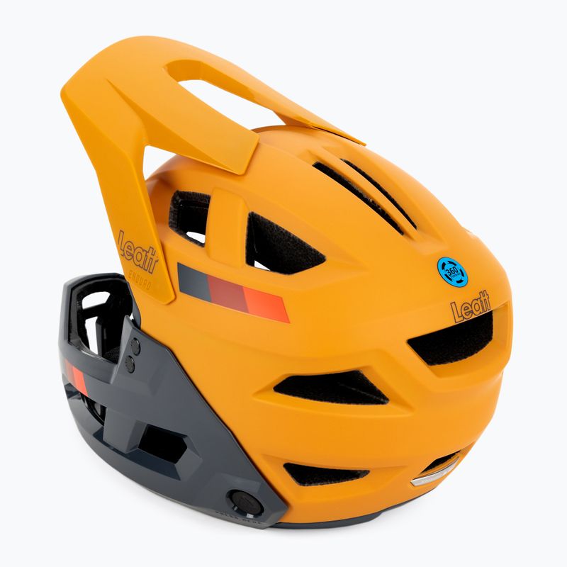 Leatt MTB Enduro 2.0 V23 dviratininko šalmas tamsiai mėlyna ir geltona 1023014852 4