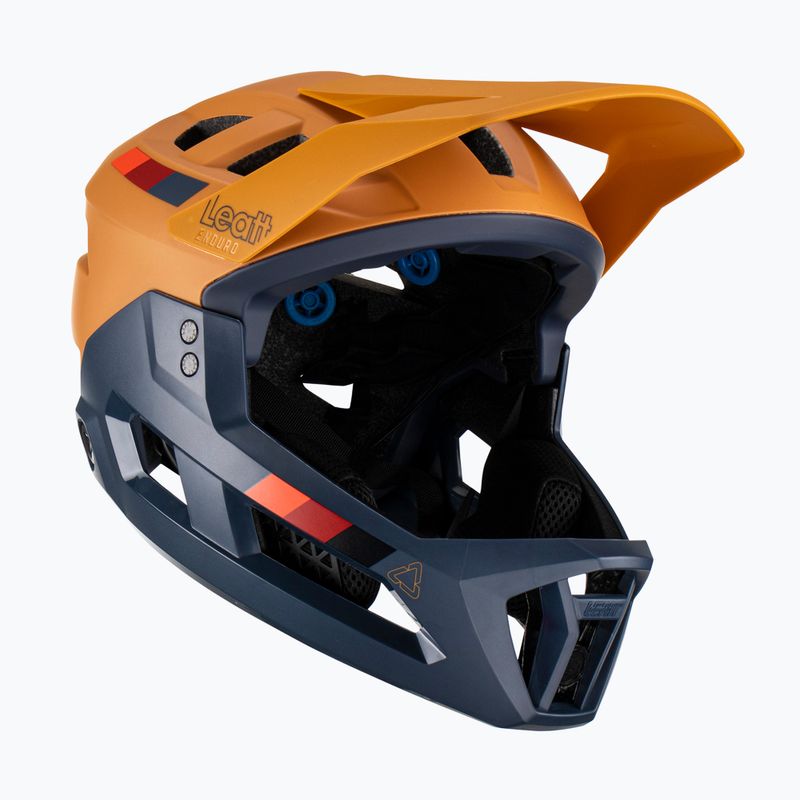 Leatt MTB Enduro 2.0 V23 dviratininko šalmas tamsiai mėlyna ir geltona 1023014852 6