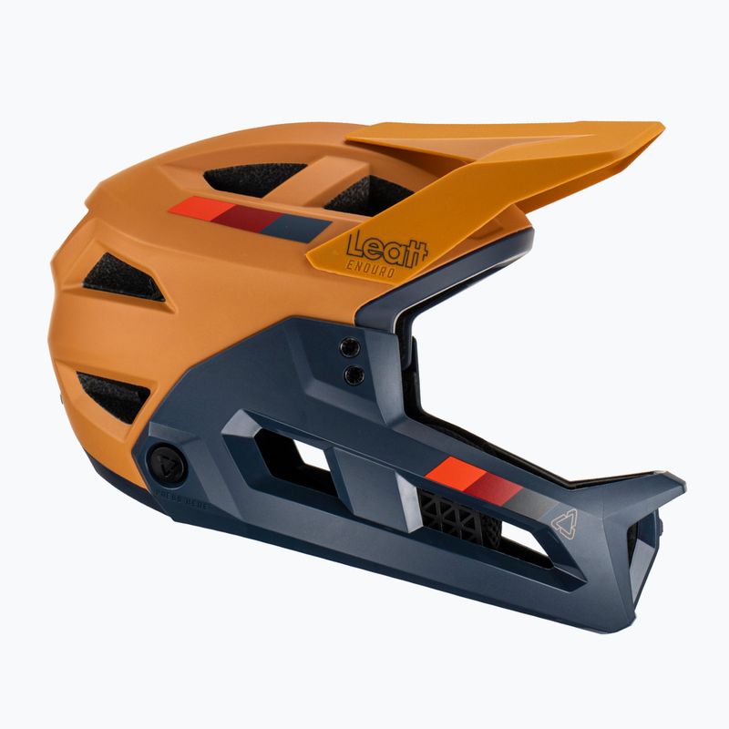 Leatt MTB Enduro 2.0 V23 dviratininko šalmas tamsiai mėlyna ir geltona 1023014852 7