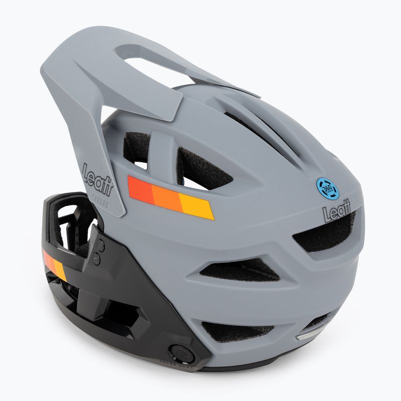 Leatt MTB Enduro 2.0 vaikiškas dviratininko šalmas V23 juodas 1023015001 4