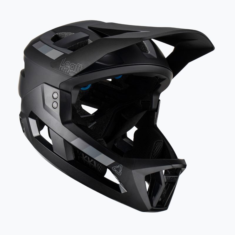 Leatt MTB Enduro 2.0 vaikiškas dviratininko šalmas V23 juodas 1023015001 6