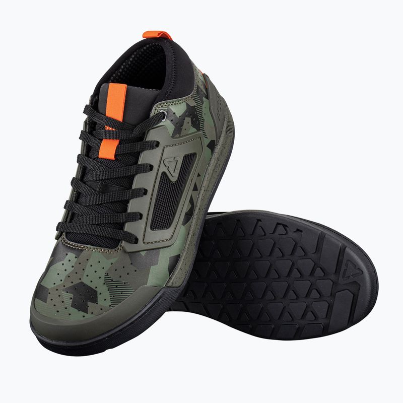 Leatt 3.0 Flat vyriški platforminiai dviračių bateliai žalia/juoda 3023048655 13