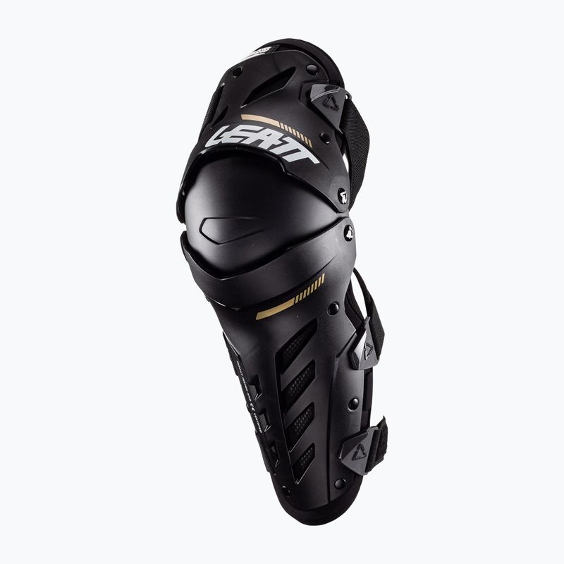 Vaikiškos dviračių kelių ir blauzdų apsaugos Leatt Dual Axis black 2