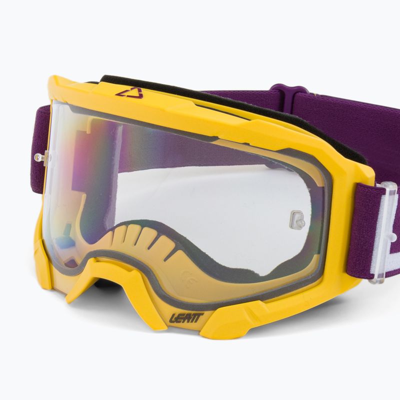 Leatt Velocity 4.5 indigo / skaidrūs dviratininkų akiniai 8023020450 5