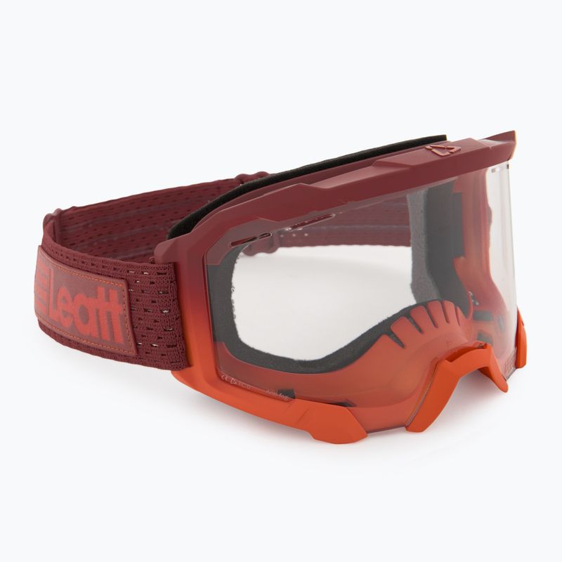 Dviračių akiniai Leatt Velocity 4.0 MTB flame/clear