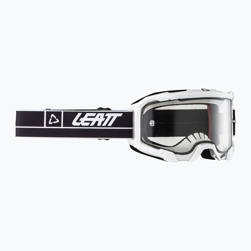Dviračių akiniai Leatt Velocity 4.5 white/clear