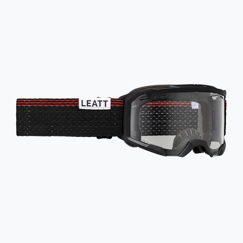 Dviračių akiniai Leatt Velocity 4.0 MTB X-Flow black/clear