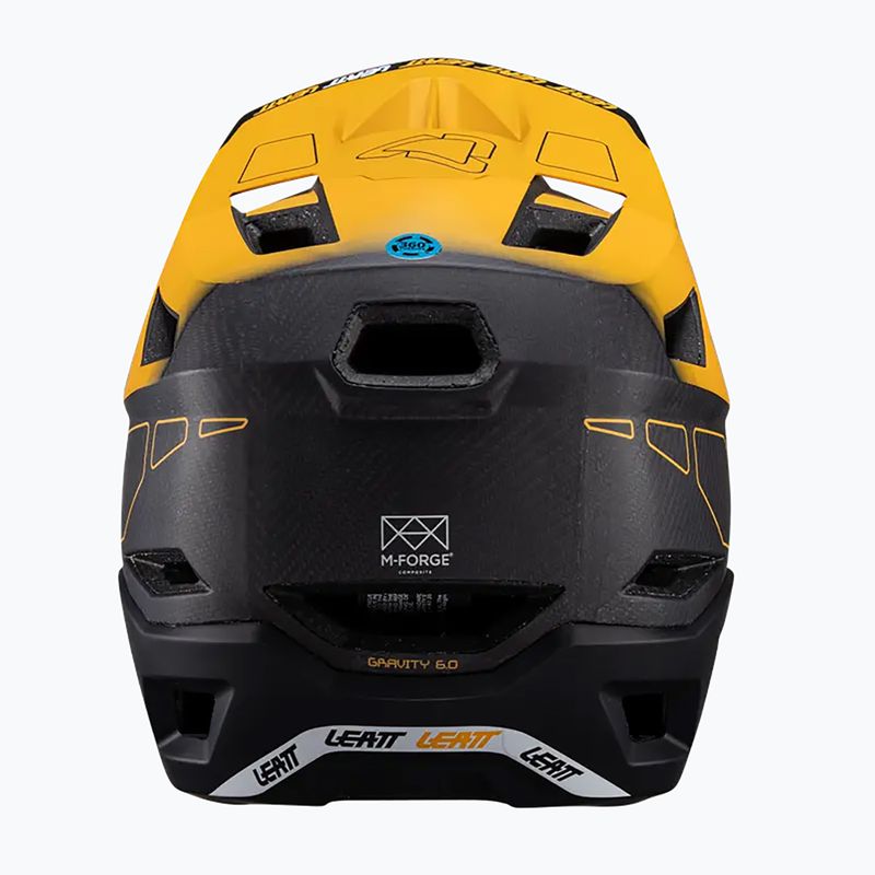 Dviračių šalmas Leatt MTB Gravity 6.0 Carbon V24 gold 4