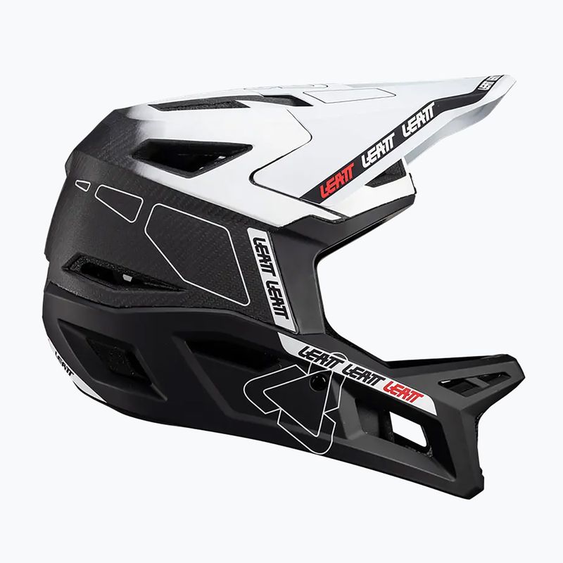 Dviračių šalmas Leatt MTB Gravity 6.0 Carbon V24 white 3