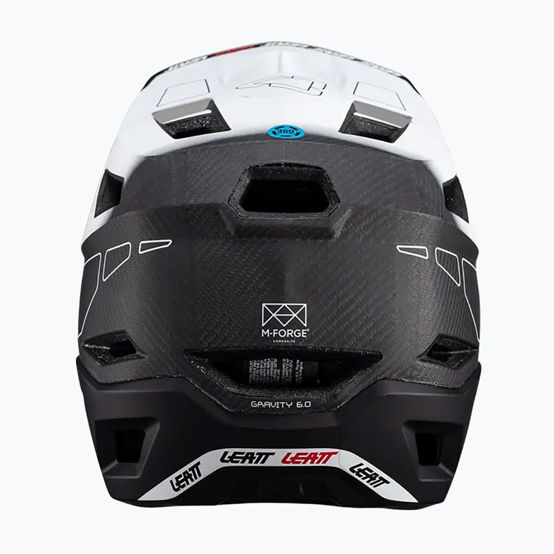 Dviračių šalmas Leatt MTB Gravity 6.0 Carbon V24 white 5