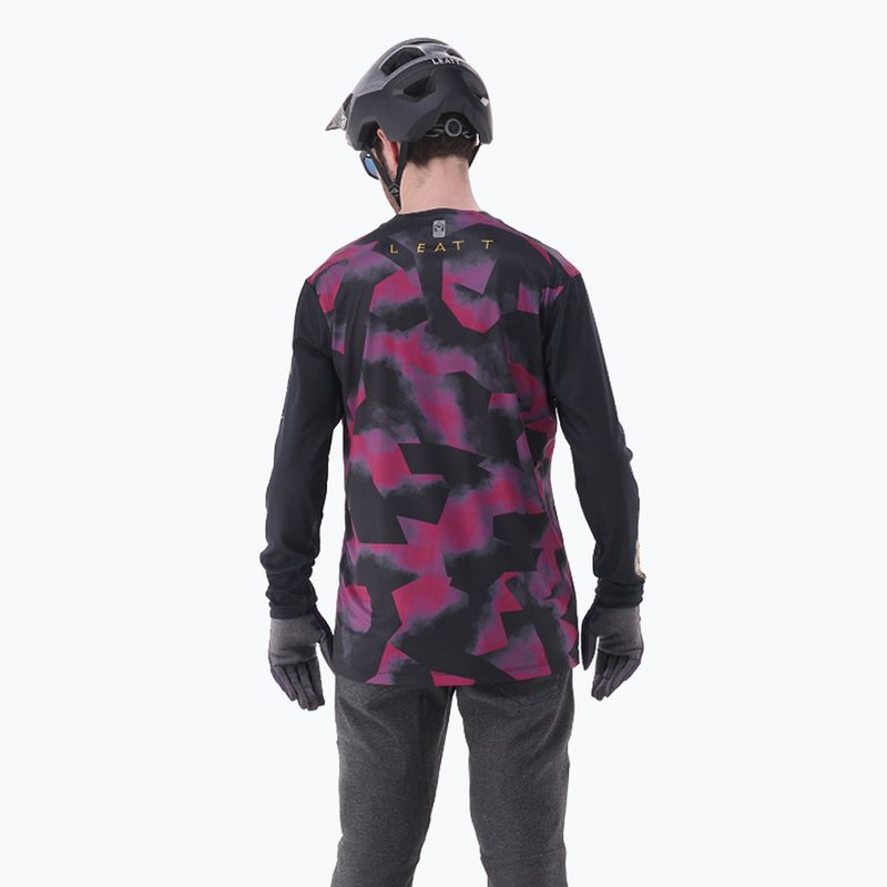 Vyriški dviračių marškinėliai ilgomis rankovėmis Leatt MTB Gravity 3.0 purple 2