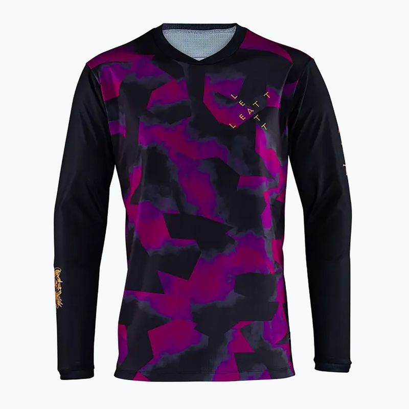 Vyriški dviračių marškinėliai ilgomis rankovėmis Leatt MTB Gravity 3.0 purple 3