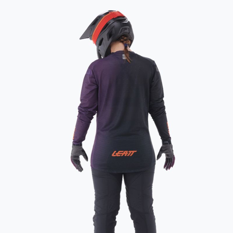 Moteriški dviračių marškinėliai ilgomis rankovėmis Leatt MTB Gravity 4.0 purple 2
