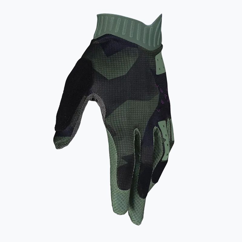Vyriškos dviračių pirštinės Leatt MTB 1.0 GripR spinach 2