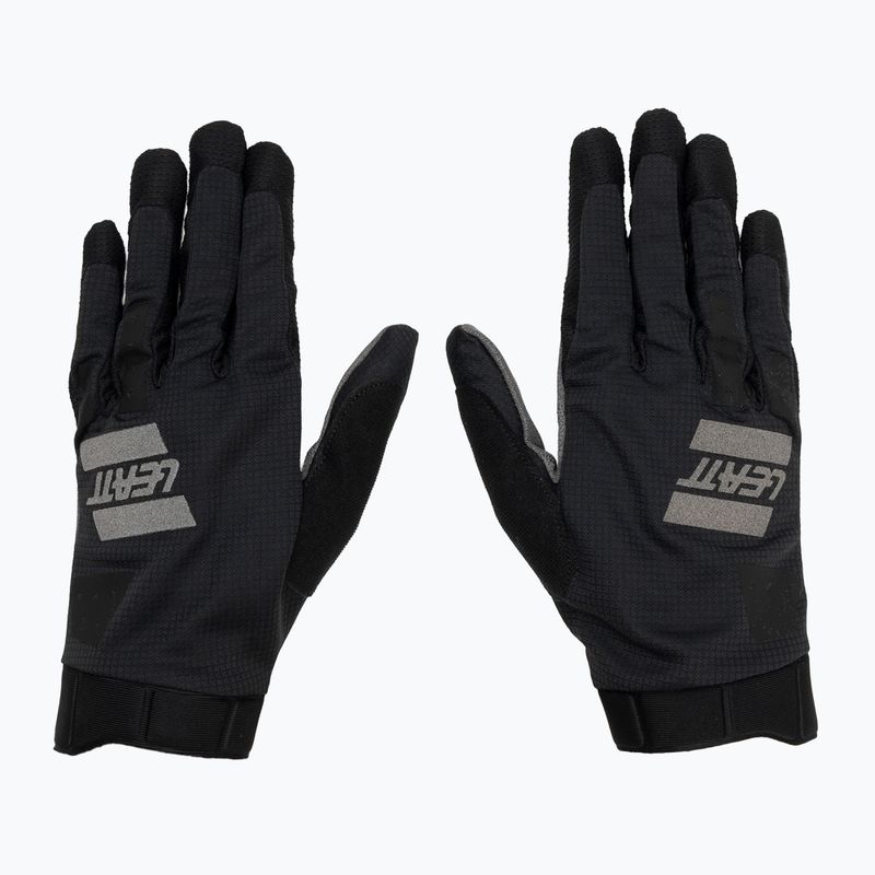 Vyriškos dviračių pirštinės Leatt MTB 1.0 GripR stealth 2