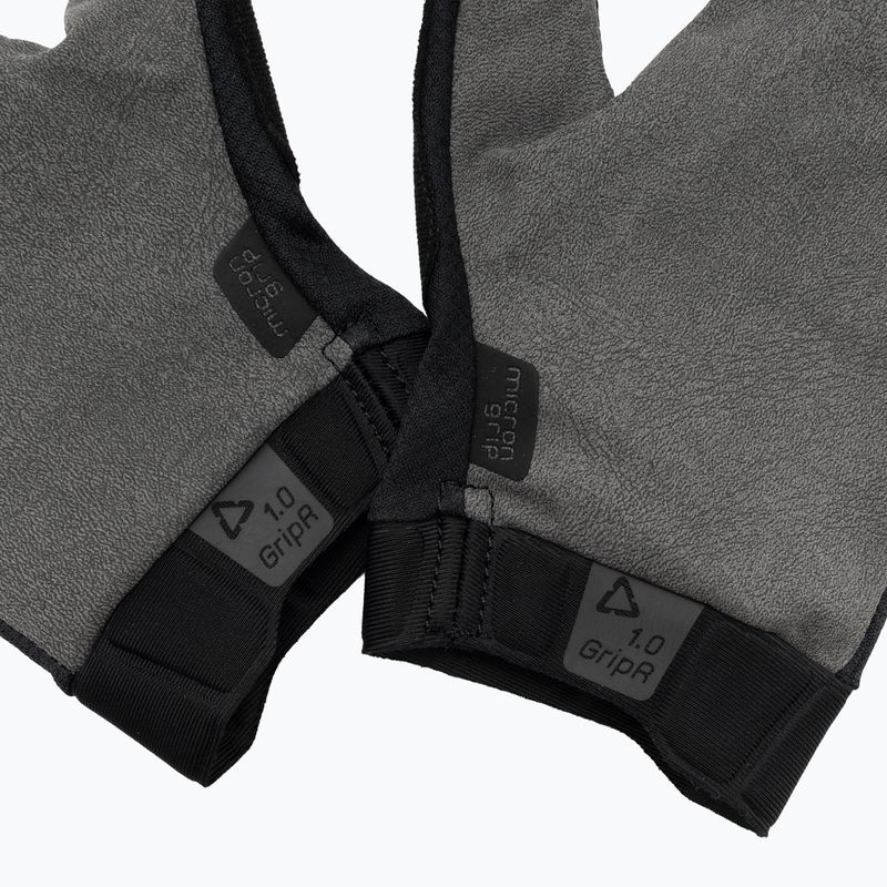 Vyriškos dviračių pirštinės Leatt MTB 1.0 GripR stealth 4