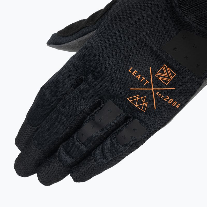Moteriškos dviračių pirštinės Leatt MTB 1.0 GripR stealth 4