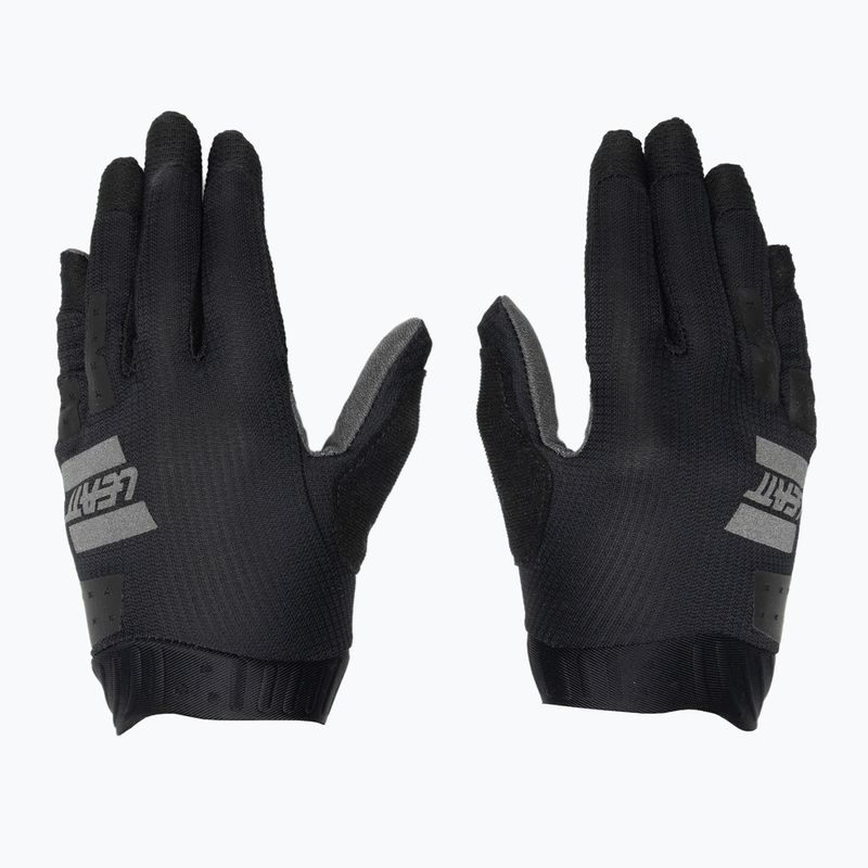 Vaikiškos dviračių pirštinės Leatt MTB 1.0 GripR Jr stealth 2