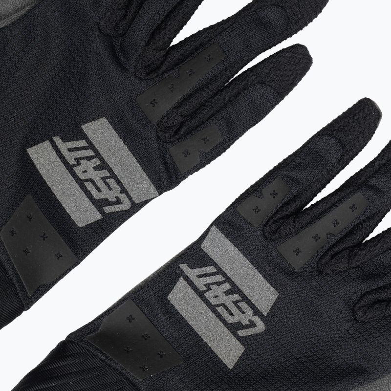 Vaikiškos dviračių pirštinės Leatt MTB 1.0 GripR Jr stealth 4